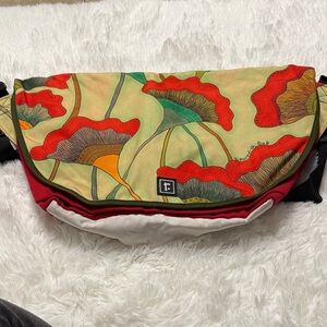 Artistic Floral Crossbody Bag